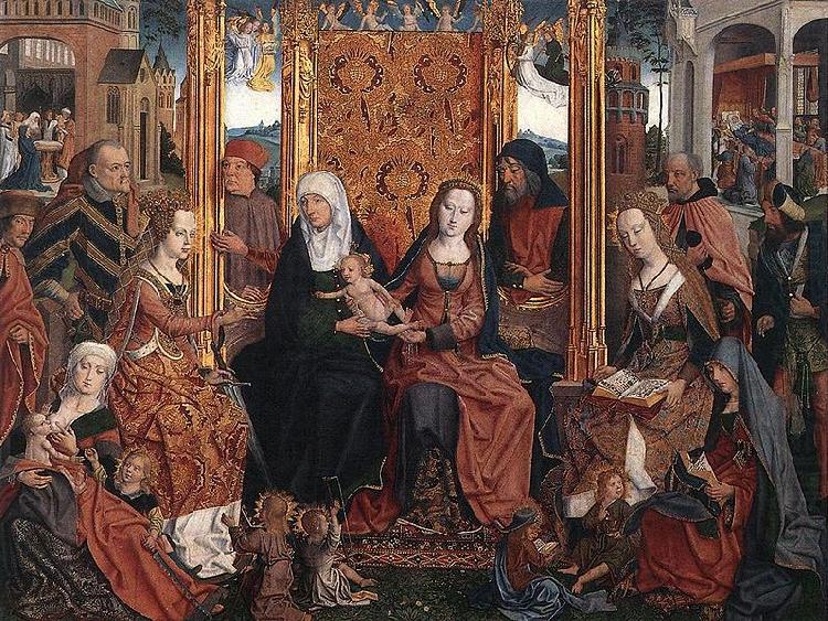 unknow artist Die mystische Vermahlung der Hl. Katharina mit dem Jesusknaben china oil painting image